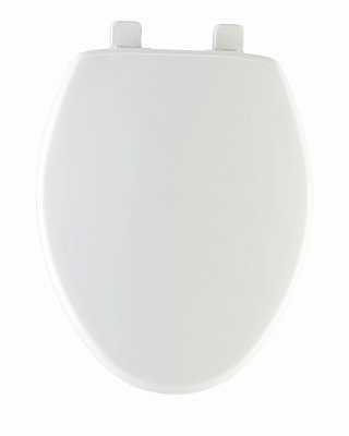 Abattant WC allongé plastique blanc Mayfair pour remplacer votre lunette