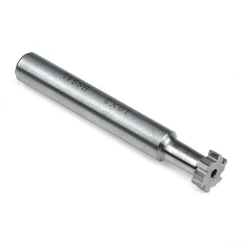ZWEquipint - Fraise à fente en T HSS trempé conçue pour une performance optimale à un diamètre de coupe de 10 mm