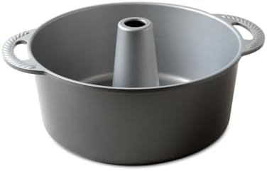Nordic Ware Angel Food Cake Pan, 18 Cup Capacity, Graphite