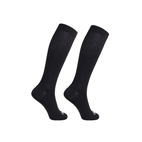 Image of ja vie 80% Merino Wool Ultra Soft 15-20mmHg Graduated Compression Socks for Women & Men