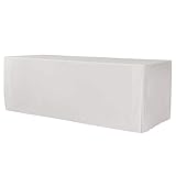 Zown DW800 XL240 - Mantel para mesa (poliéster, 743 x 762 x 2438 mm), color blanco