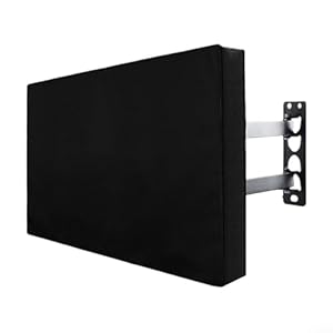 Outdoor TV-Abdeckung, 600D Oxford-Gewebe, wetterfester Schutz für LED-LCD-Flachbildfernseher, für 70-75-Zoll- und 80-85-Zoll-Bildschirme (80-85)