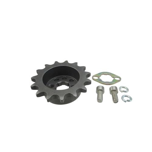 Pignon avant de la chaîne 15T 420 15mm, usinage précis pour dirt bike haut de gamme
