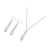 COSMEVIVI 1ensemble Bijoux Femme Set Collier Boucles Oreilles Sport Bowling Accessoires É...