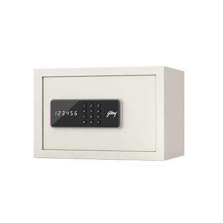 "Safe and Secure: Get Peace of Mind with Godrej's 8L Digital Home Safe Locker - Available Now in Ivory!"
