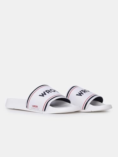 Image of WROGN Men's Anti-slip Sliders | Lightweight EVA Sole | Foam Padded Comfort