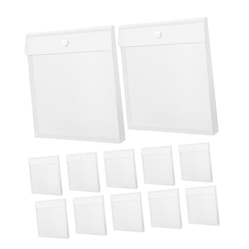 Housoutil Stamp and Die Storage Pockets Bag Pp Material Paper Storage Bag for Scrapbooking