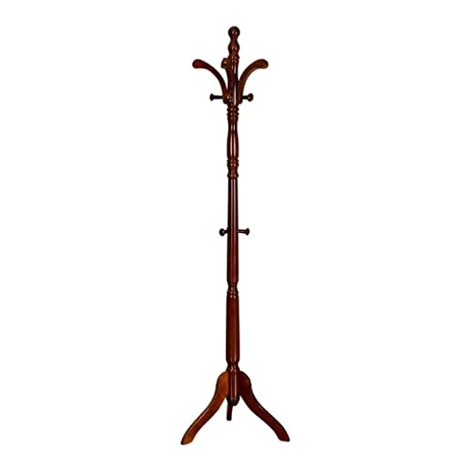 GHQYP Perchero de pie con ganchos de madera para vestíbulo o entrada, perchero para ropa, sombreros en la entrada o sala de estar
