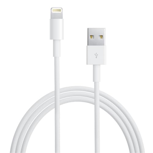 INEFABLE I Phone Usb Charging Cables And Data Sync Usb Cable Fast Charging For I Phone 13, 12, 11, X, 8, 7, 6, 5, I Pad Air, Pro, Mini And iOS Devices-White(1 Meter)-Pack Of 1