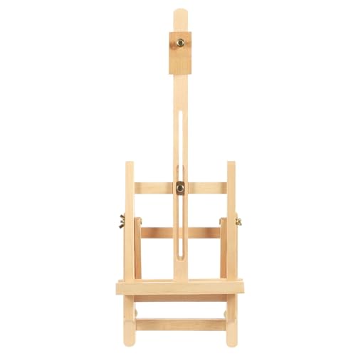 caballete Caballete de arte escritorio plegable, soporte mesa, altura y ángulo ajustables, madera, pequeño portátil, mini