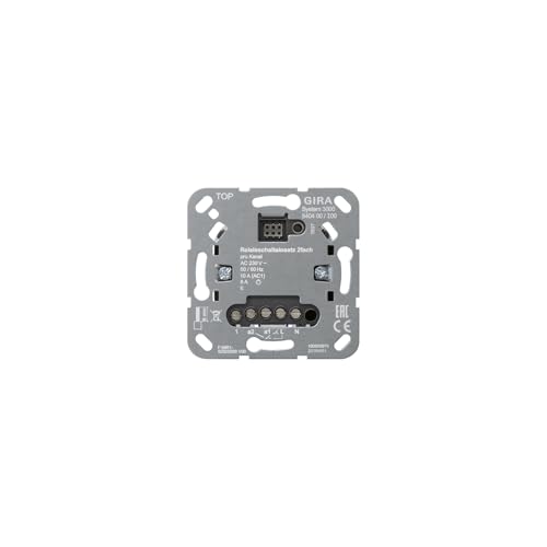 Gira Interrupteur relais 2 voies 540400 relais de commande encastrable double