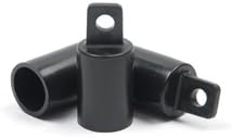 1/2 inch Black Dowel End Caps-Bag of 100