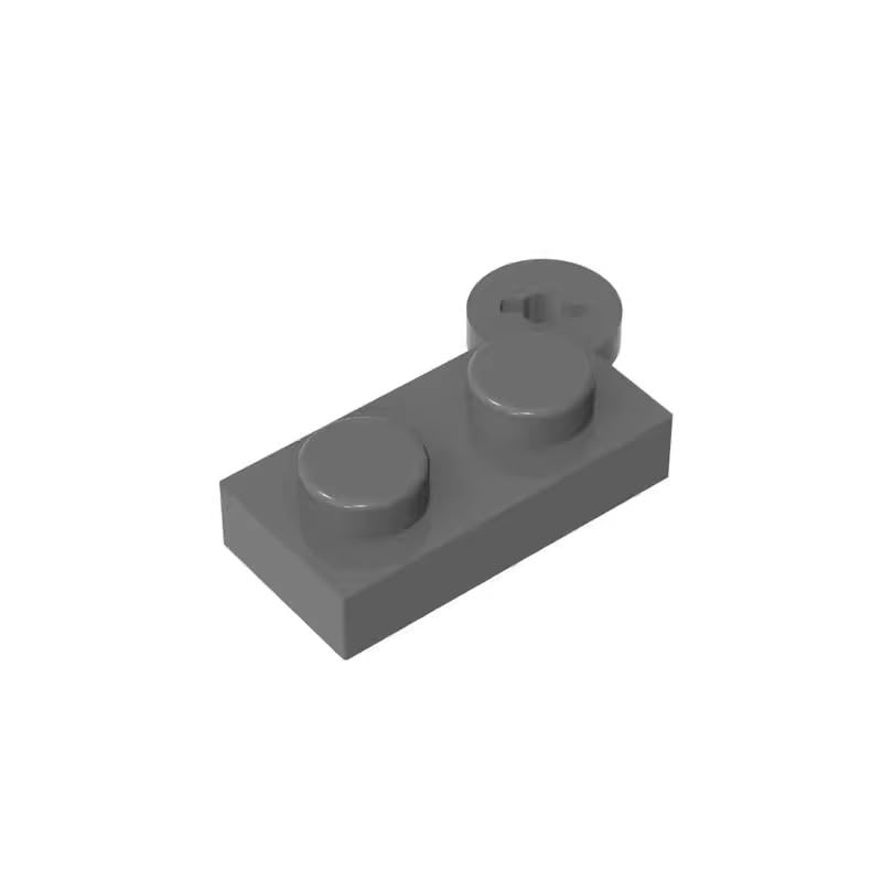 Gobricks 2430 Hinge Hinge Plate 1x4 Swivel Top 50 Pieces GDS-808 Compatible with Lego Building Blocks Color:Dark Bluish Gray