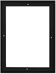 Pixy Canvas Bois massif 24x30 cadre flottant d'inch pour Canvas Peintures, panneaux de bois, Canvas Panneaux & Atteintes Canvas Panneaux. Cadre flottant 5/8", 3/4" & max 7/8" Travaux d'art en profondeur (24 x 30 de pouce, noir)