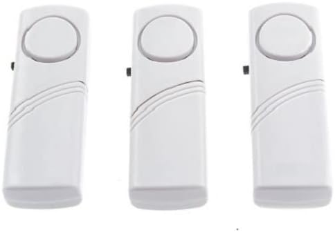 Burg Wachter EA306 Magnetic Door or Window Contcat Alarm - White (Pack of 3)