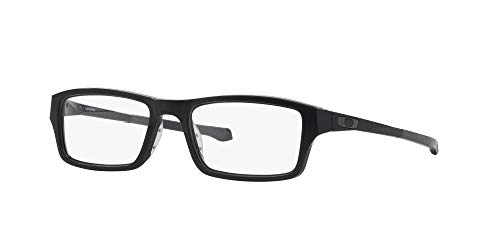 Image of Oakley mens Ox8039 Chamfer Rectangular Prescription Eyewear Frames