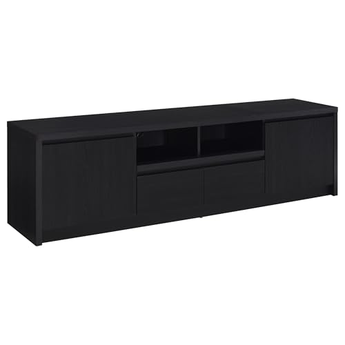 Image of Coaster Home Furnishings Winfield 3-Piece Entertainment Center 78-Inch Tv Stand Black