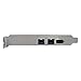 StarTech.com 3 Port 2b 1a 1394 PCI Express FireWire Card Adapter - 1394 FW PCIe FireWire 800 / 400 Card , TAA (PEX1394B3)