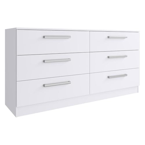 Cômoda com 6 Gavetas Branco Laura Madesa