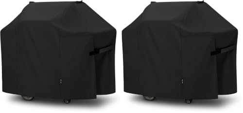 Image of Unicook 52 Inch Grill Cover for Weber Spirit 200 and 300 Series, Gas BBQ Cover for Outdoor Grill, Heavy Duty Waterproof Fade Resistant, Compared to Weber 7106 (Pack of 2)