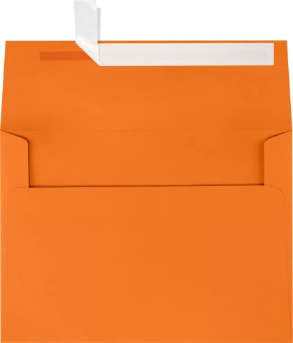 LUXPaper A7 Invitation Envelopes Review: Mandarin Orange Peel & Press Envelopes