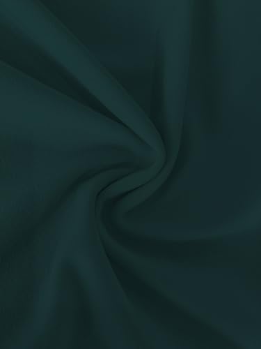 Image of WanMem Womens Basic Bodycon Ruffle Flared Short Sleeve Pencil Midi Dress