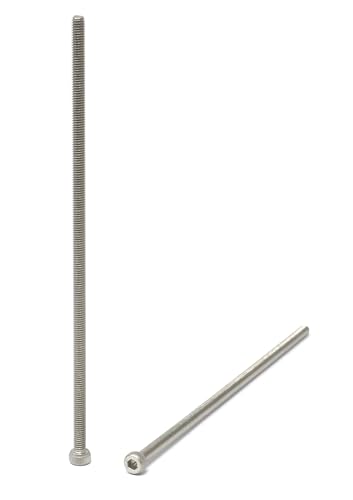 Image of iexcell 25 Pcs M4 x 135mm Thread Pitch 0.7 mm Stainless Steel 304 Hex Socket Head Cap Screws Bolts Kit