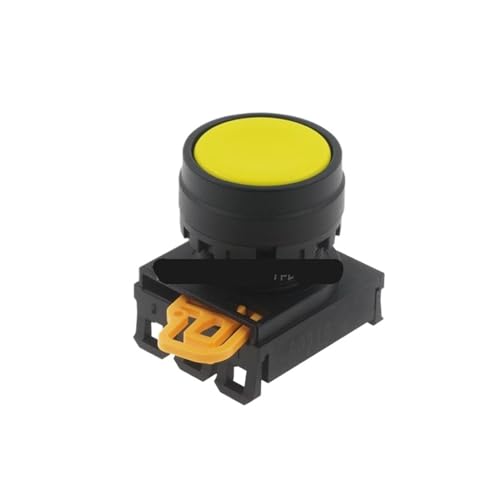 Bouton de commutation réinitialisation YW1B-M1E10 blanc pour panneau commande - 6