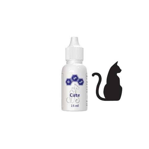 Ozo-Vet | Cute Gatto 15ml – Protettore Dermatiti Allergiche Gatto, Lenitivo per Piaghe Ulcere e ferite Cutanee