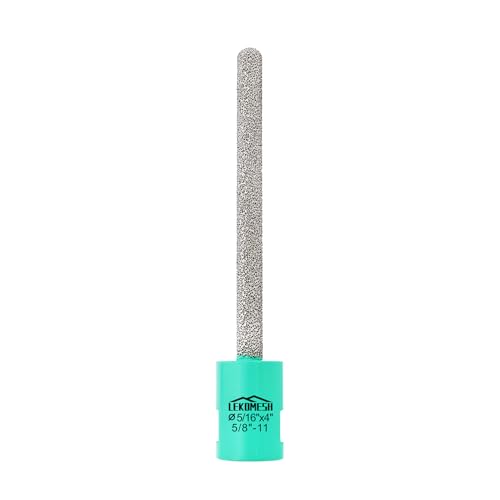 Diamond Raking Bit 5/16" x 4" (8mm x 100mm) for Brickwork Joint Mortar Removal, Tuck Pointing, Old Mortar, Blown or Damaged Bricks, Natural Stone Removal - 5/8"-11 Thread