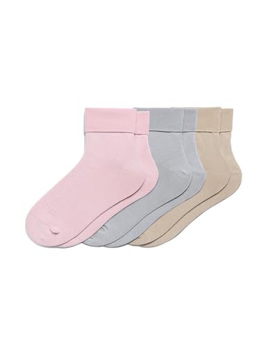 Image of HUE Women's Bobby Sock Causal Crew 3 Pair Pack