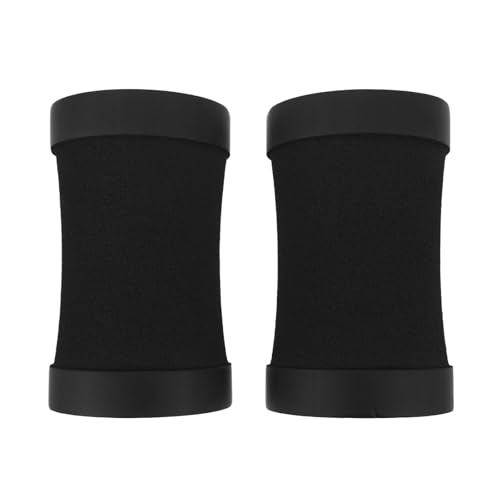 2pcs Push up Mat Support Pad Pair Black Rubber Cylindrical miniatura 1