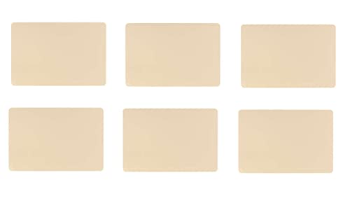 Lot De 6 Sets De Table Tenor - L 45 X L 30 Cm - Polyuréthane - Beige