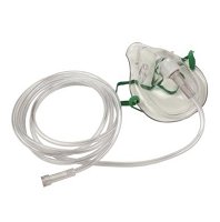 Adult Oxygen Mask-No Oxygen Tubing-Latex Free-cs/50