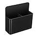 Magnetischer Marker-Halter für Whiteboards/Kühlschrank/Kühlschrank, magnetischer Stifthalter, trocken abwischbar, mit anisotroper Magnetrückseite, schwarz