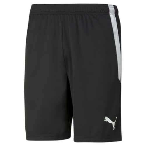 Image of Puma Mens teamLIGA Shorts, Black-White, S (70492403)