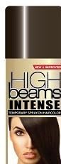 High Beams Intense Temporary Spray-On Hair Color - Brown Black 2.7 oz (6 pack)