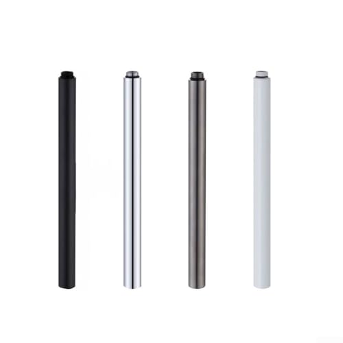 FACULX Tubo de extensión de ducha de 30 cm, extensor de cabezal de tubería de ducha de mano, extensión de ducha para reemplazar tuberías de ducha viejas o desgastadas, tubo redondo chapado en cromo