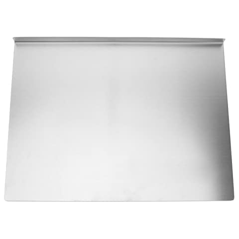 HEMOTON Große Schneidebrett 304 Edelstahl Schneidebrett Metall Backmatte Nicht Stock Dicke Brett Obst Gemüse Fleisch Kneten Rollenbrot Pizza Kekse Teig Robuste Küche Cover