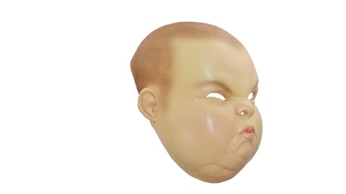 Ghoulish Productions, Grumpy Baby Mask, Humor Line, Resilient Latex Costume, Hand-Painted, Halloween, Football - Image 3