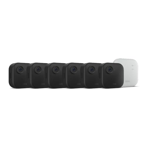 Image of Blink Outdoor 4 XR + 1-Year Subscription - Wireless smart security camera, two-year battery life, extended range. Sync Module XR included - 6 camera system