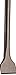 Simpson Strong Tie CHMXSCP20012 SDS-Max Scraper for Removing Tile and Flooring Materials, 2-Inch Wide by 12-Inch Overall Length