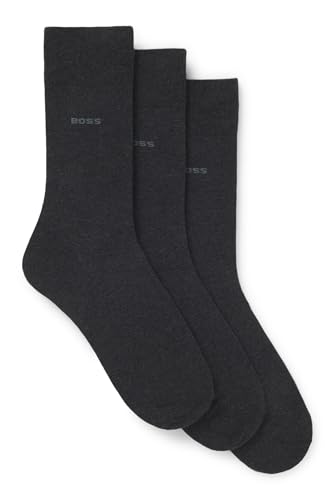 BOSS 3P RS Uni CC, CALCETINES_REGULARES de los hombres, Charcoal12, 39-42