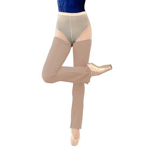 Image of Ballet Flared Leg Warmers 1 Pair 29.5 Inches Over The Knee Elastic At Top For Women