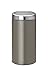 Brabantia Papelera de Reciclaje, Metal, Platinum, 2 x 20 L