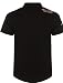 Carisma Herrenhemd Kurzarm aus 97% Baumwolle • Kurzarmhemd mit Stickerei für Männer • Sommerhemd für Herren • Herren Shirts Regular Fit 9002 Black L