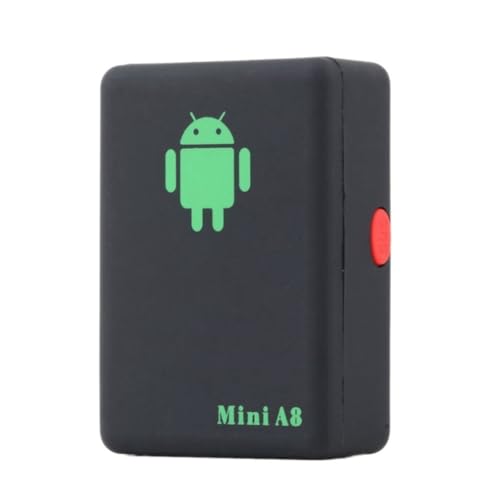 Fuhjythy Con Sos Button Tracker Smart Mini A8 gsm/Gprs/Lbs Tracker Localizador Adaptador Seguimiento de Mascotas Localizador Mini A8 en Tiempo Real
