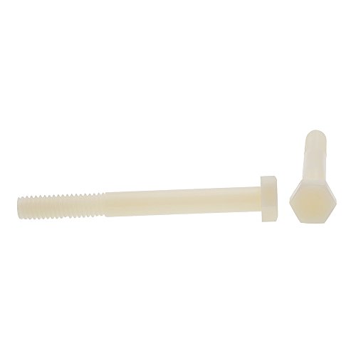 Image of Prime-Line 9097752 Hex Head Cap Screws, 5 /16 in-18 X 3 in, Nylon (10 Pack)