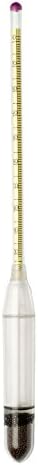 SP Bel-Art, H-B DURAC 1.000/1.180 Specific Gravity Shatterproof Plastic Hydrometer (B61800-0000)