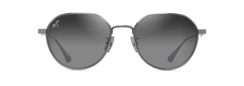 Lunettes Maui Jim Kaulana AF argent pour éviter la fatigue oculaire au soleil